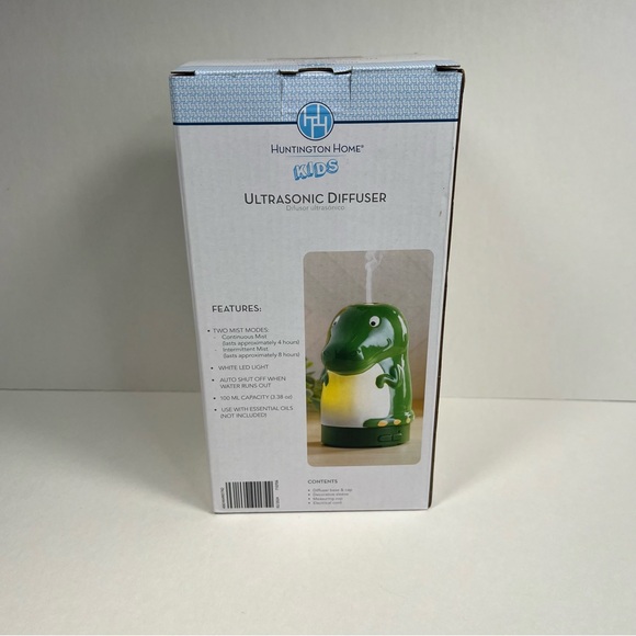 Ultrasonic Diffuser Dinosaur Huntington Home Kids 100ml NIB - Picture 7 of 8